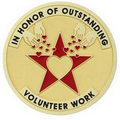 Recognition & Sales Mylar Insert Disc (In Honor of Outstanding Volunteer Work)